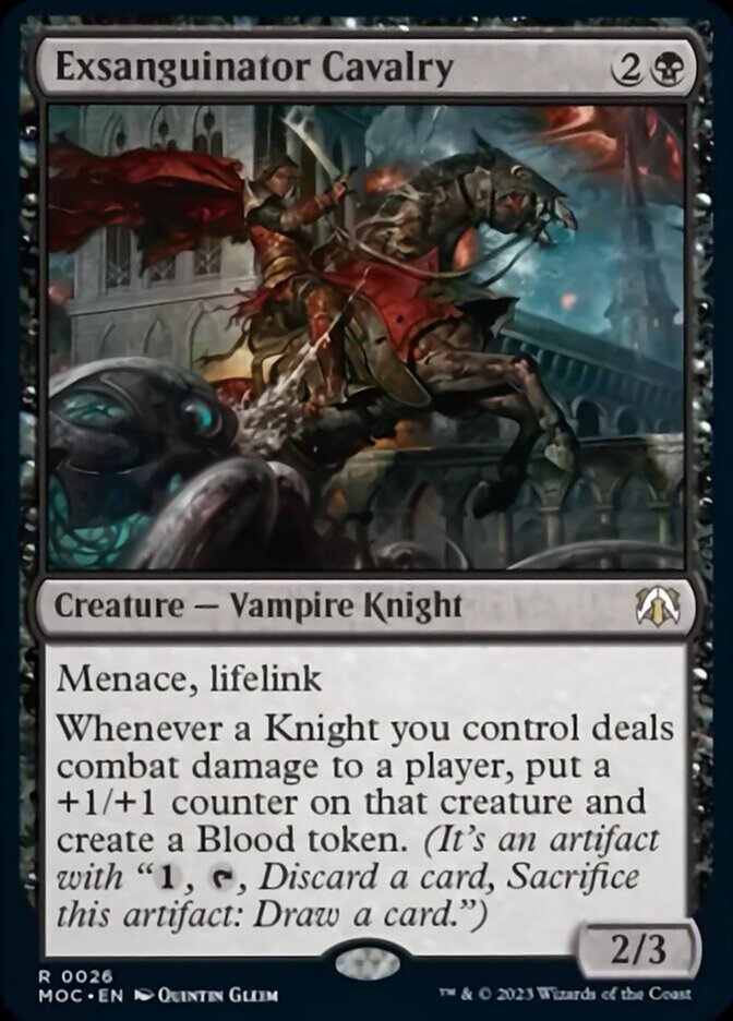 Exsanguinator Cavalry [March of the Machine Commander] MTG Single Magic: The Gathering | Red Claw Gaming