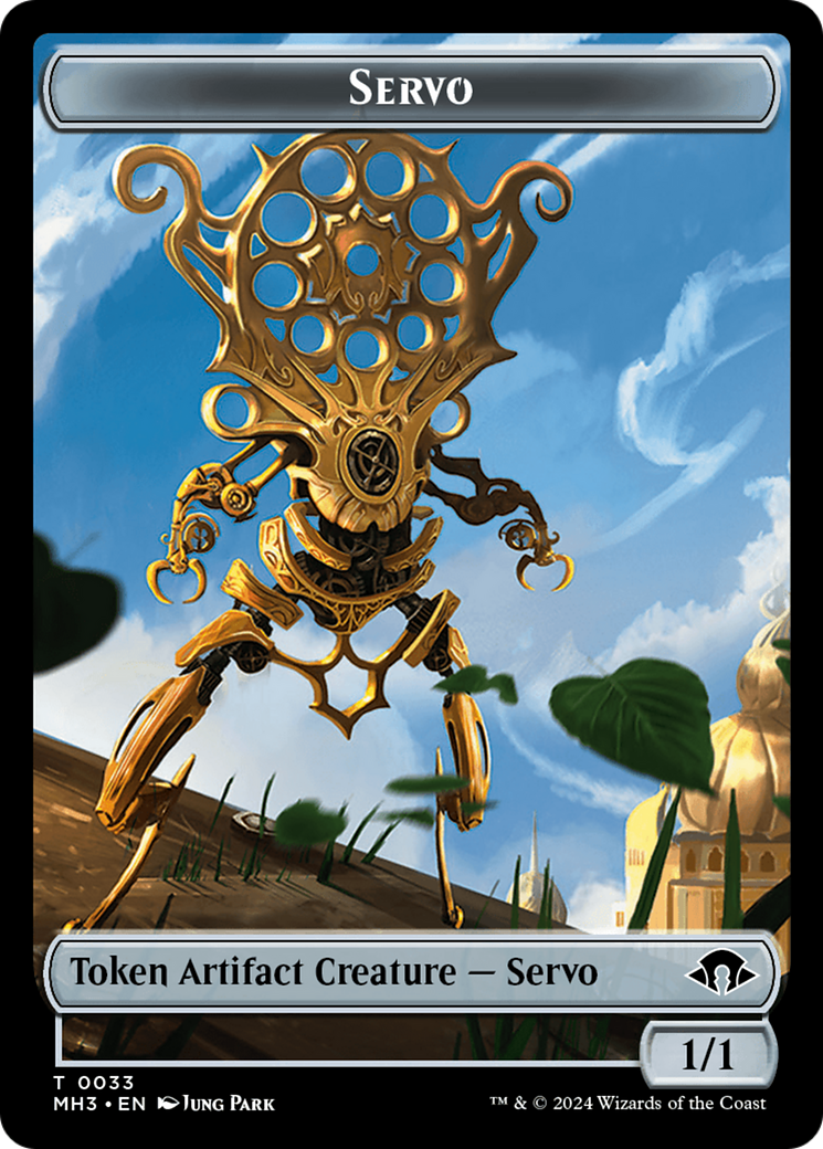 Servo // Zombie Army Double-Sided Token [Modern Horizons 3 Tokens] MTG Single Magic: The Gathering | Red Claw Gaming
