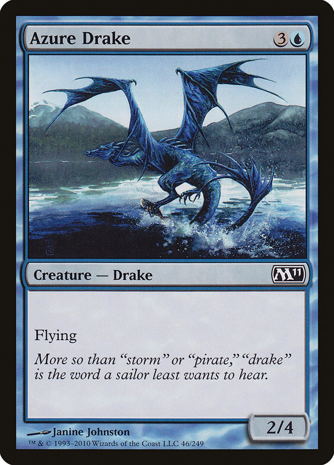 Azure Drake [Magic 2011] MTG Single Magic: The Gathering | Red Claw Gaming