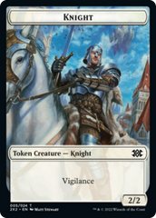 Bear // Knight Double-Sided Token [Double Masters 2022 Tokens] MTG Single Magic: The Gathering | Red Claw Gaming