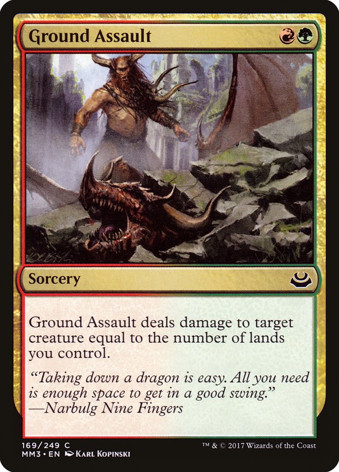 Ground Assault [Modern Masters 2017] MTG Single Magic: The Gathering | Red Claw Gaming