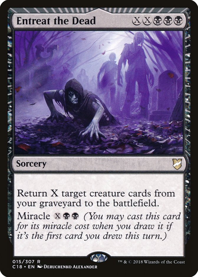 Entreat the Dead [Commander 2018] MTG Single Magic: The Gathering | Red Claw Gaming