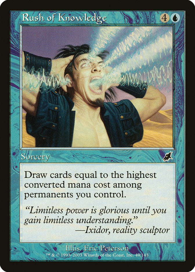 Rush of Knowledge [Scourge] MTG Single Magic: The Gathering | Red Claw Gaming