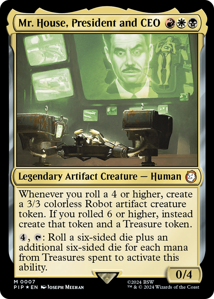 Mr. House, President and CEO [Fallout] MTG Single Magic: The Gathering | Red Claw Gaming