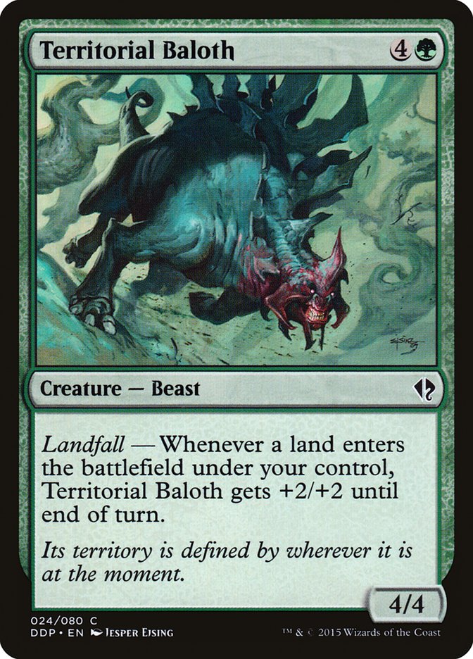 Territorial Baloth [Duel Decks: Zendikar vs. Eldrazi] MTG Single Magic: The Gathering | Red Claw Gaming