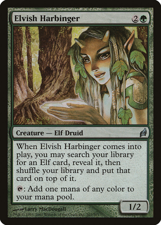 Elvish Harbinger [Lorwyn] MTG Single Magic: The Gathering | Red Claw Gaming
