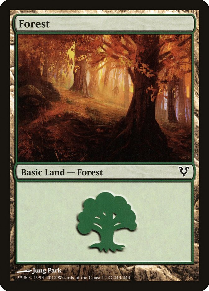 Forest (243) [Avacyn Restored] MTG Single Magic: The Gathering | Red Claw Gaming