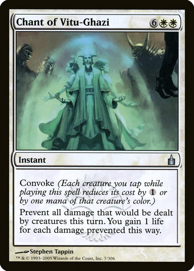 Chant of Vitu-Ghazi [Ravnica: City of Guilds] MTG Single Magic: The Gathering | Red Claw Gaming
