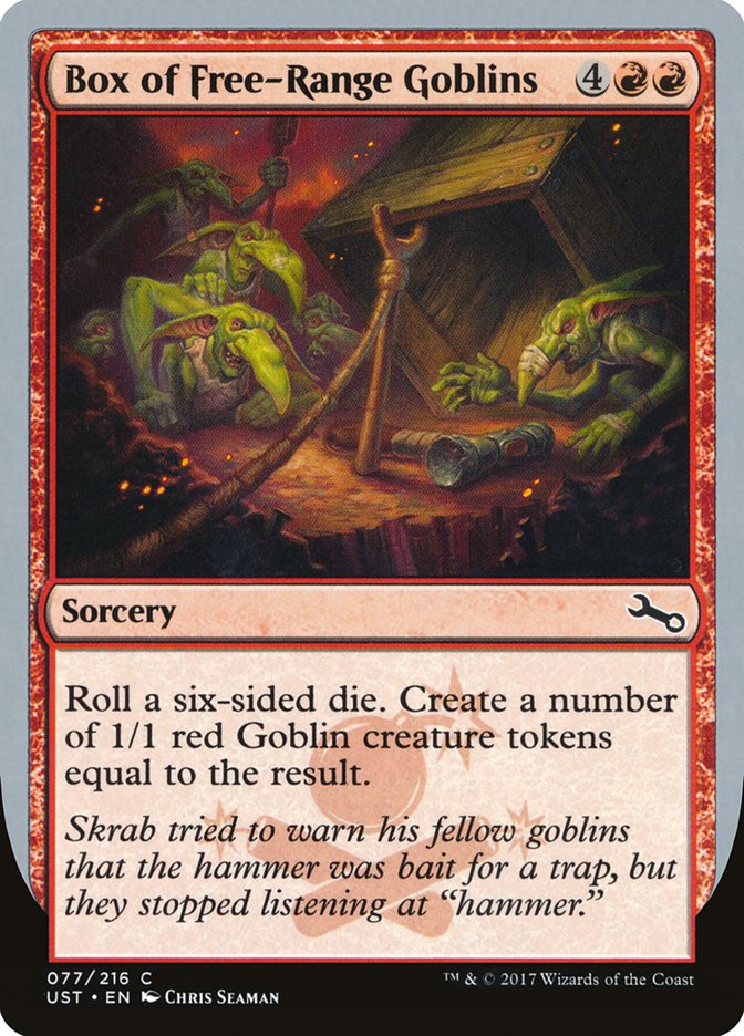 Box of Free-Range Goblins [Unstable] MTG Single Magic: The Gathering | Red Claw Gaming