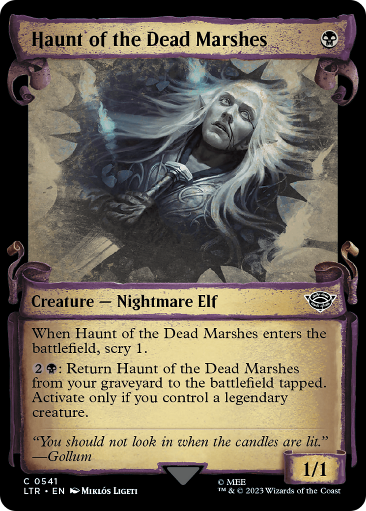 Haunt of the Dead Marshes [The Lord of the Rings: Tales of Middle-Earth Showcase Scrolls] MTG Single Magic: The Gathering | Red Claw Gaming