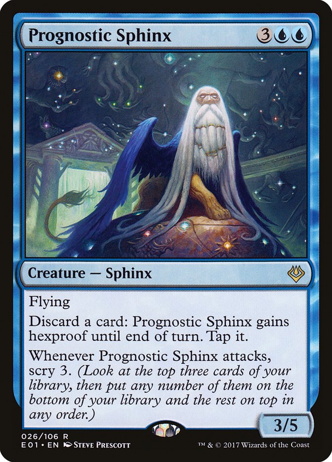 Prognostic Sphinx [Archenemy: Nicol Bolas] MTG Single Magic: The Gathering | Red Claw Gaming