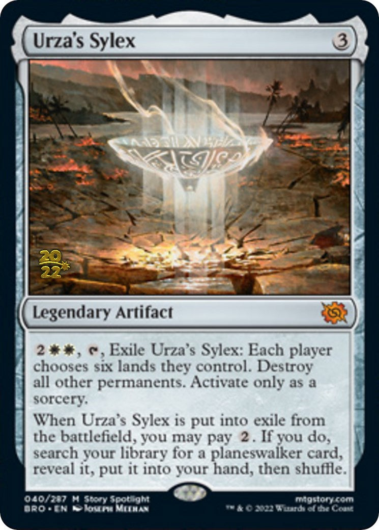 Urza's Sylex [The Brothers' War Prerelease Promos] MTG Single Magic: The Gathering | Red Claw Gaming