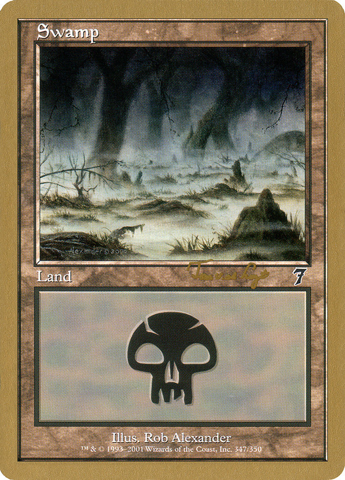 Swamp (tvdl347) (Tom van de Logt) [World Championship Decks 2001] MTG Single Magic: The Gathering | Red Claw Gaming