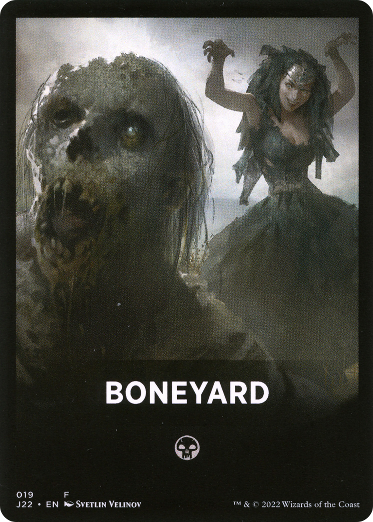 Boneyard Theme Card [Jumpstart 2022 Front Cards] MTG Single Magic: The Gathering | Red Claw Gaming