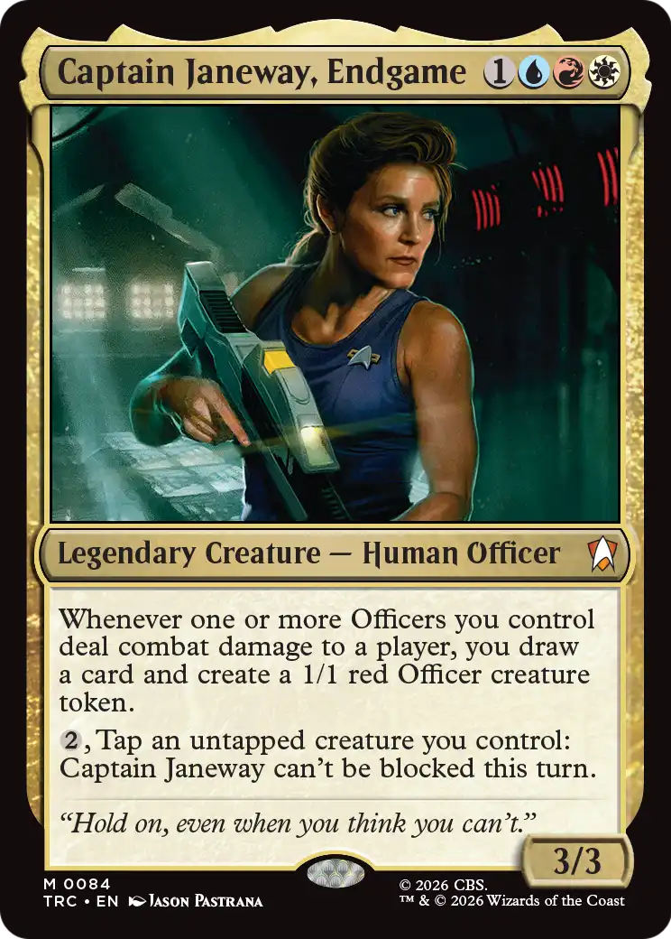 Captain Janeway, Endgame (Surge Foil) [Star Trek Commander] | Red Claw Gaming