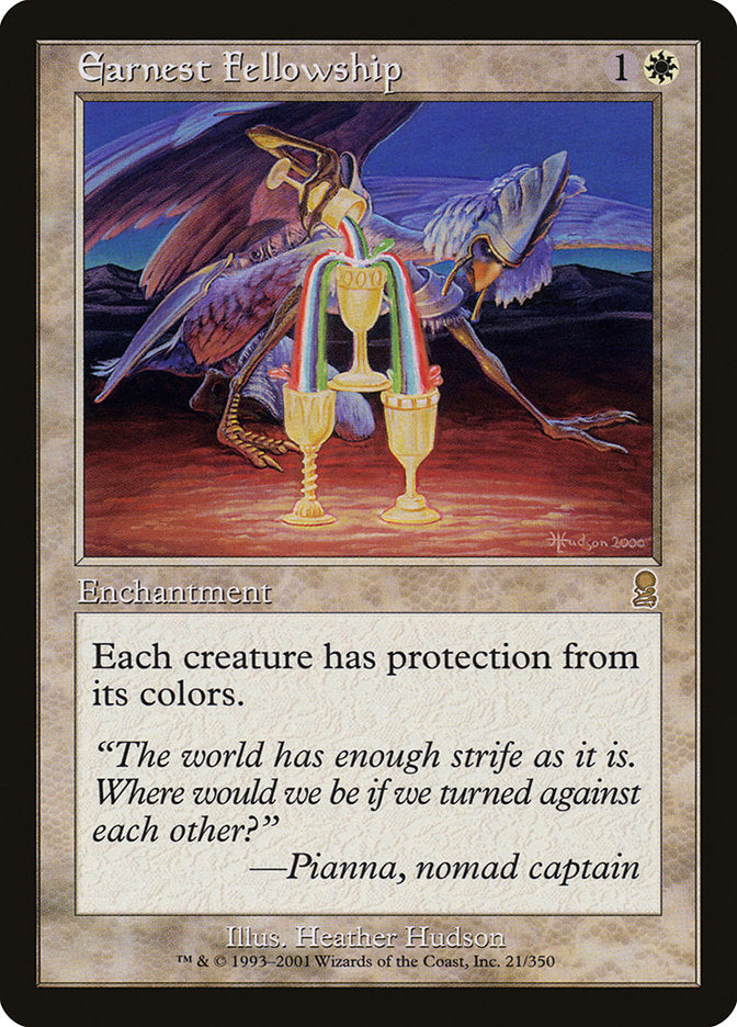 Earnest Fellowship [Odyssey] MTG Single Magic: The Gathering | Red Claw Gaming