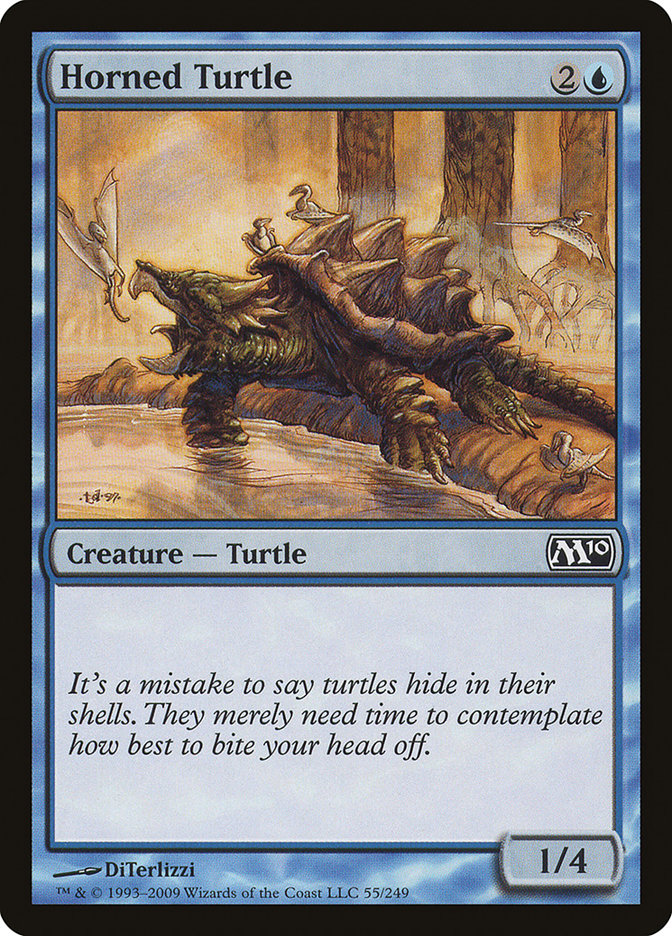 Horned Turtle [Magic 2010] MTG Single Magic: The Gathering | Red Claw Gaming