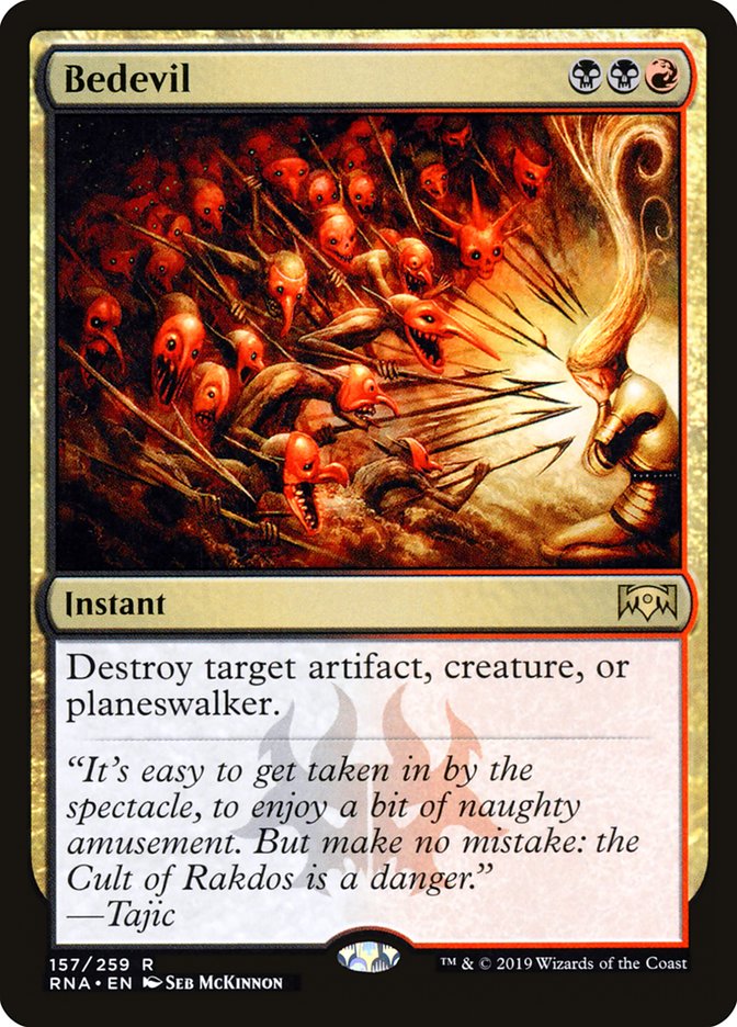 Bedevil [Ravnica Allegiance] MTG Single Magic: The Gathering | Red Claw Gaming
