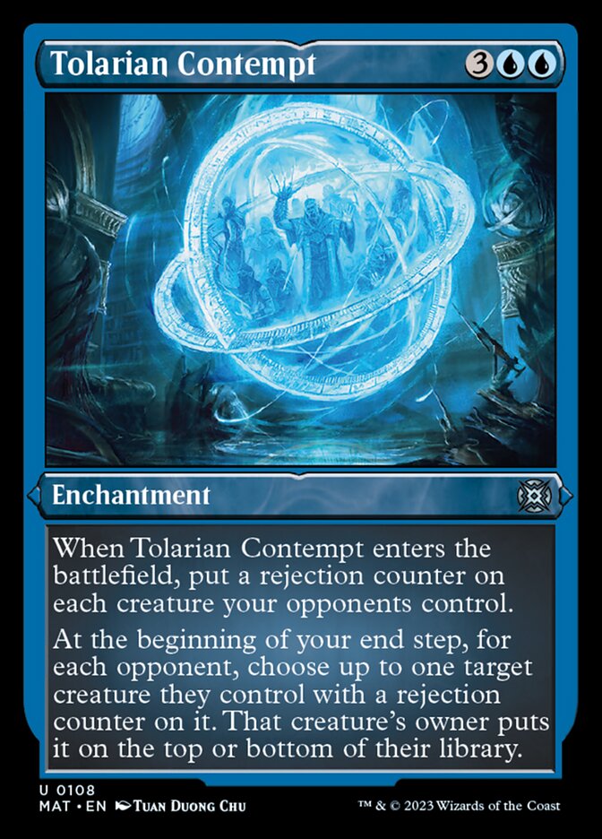 Tolarian Contempt (Foil Etched) [March of the Machine: The Aftermath] MTG Single Magic: The Gathering | Red Claw Gaming