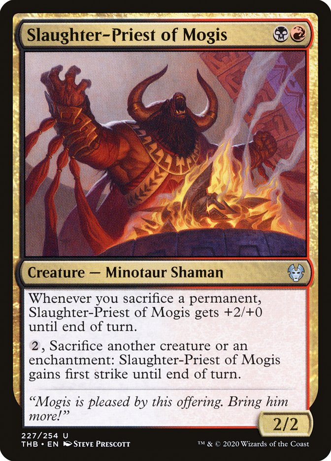 Slaughter-Priest of Mogis [Theros Beyond Death] MTG Single Magic: The Gathering | Red Claw Gaming
