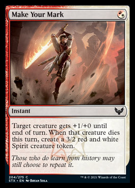 Make Your Mark [Strixhaven: School of Mages] MTG Single Magic: The Gathering | Red Claw Gaming