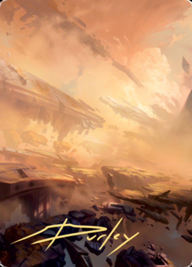 Plains 1 Art Card (Gold-Stamped Signature) [Zendikar Rising Art Series] MTG Single Magic: The Gathering | Red Claw Gaming