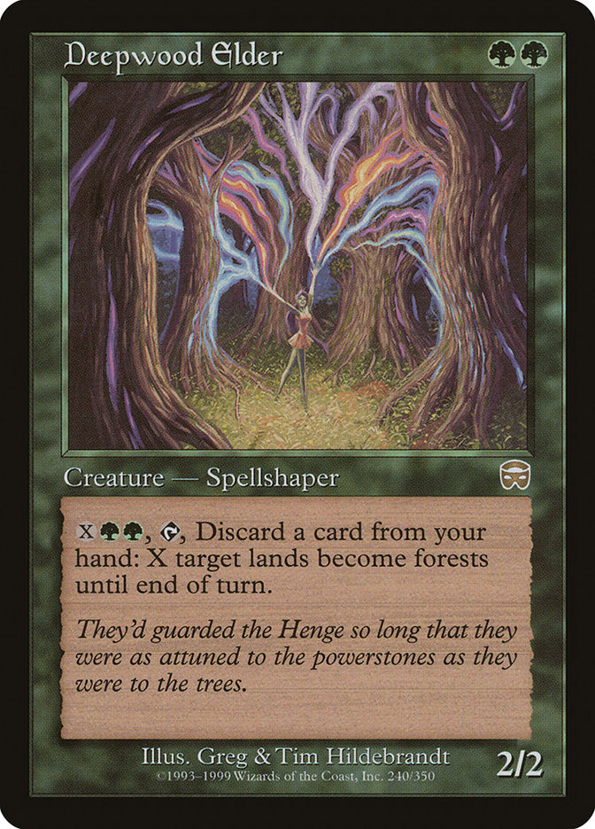 Deepwood Elder [Mercadian Masques] MTG Single Magic: The Gathering | Red Claw Gaming