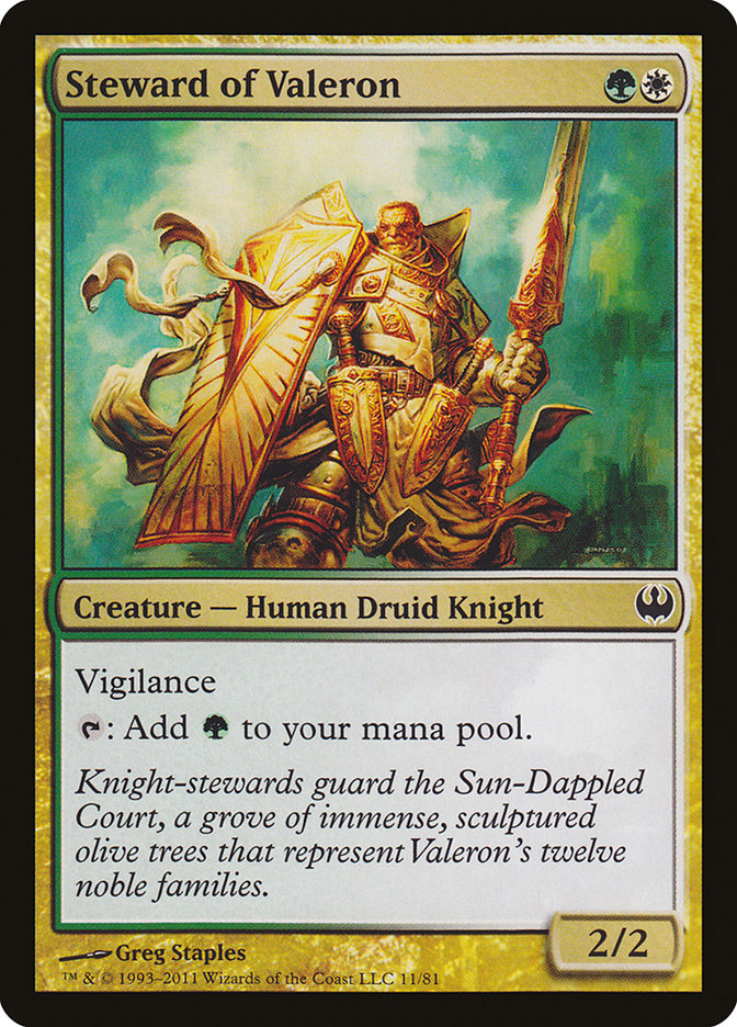 Steward of Valeron [Duel Decks: Knights vs. Dragons] MTG Single Magic: The Gathering | Red Claw Gaming