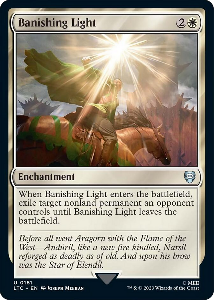 Banishing Light [The Lord of the Rings: Tales of Middle-Earth Commander] MTG Single Magic: The Gathering | Red Claw Gaming