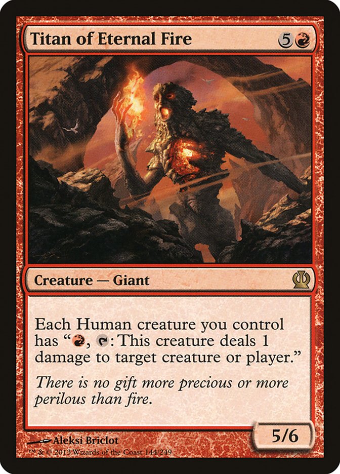 Titan of Eternal Fire [Theros] MTG Single Magic: The Gathering | Red Claw Gaming