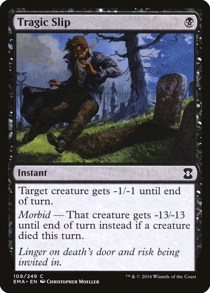 Tragic Slip [Eternal Masters] MTG Single Magic: The Gathering | Red Claw Gaming