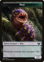 Pest // Jace, Telepath Unbound Emblem Double-Sided Token [Secret Lair: From Cute to Brute Tokens] MTG Single Magic: The Gathering | Red Claw Gaming