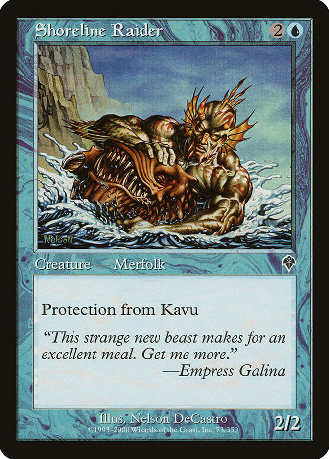 Shoreline Raider [Invasion] MTG Single Magic: The Gathering | Red Claw Gaming