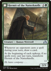 Hermit of the Natterknolls // Lone Wolf of the Natterknolls [Shadows over Innistrad] MTG Single Magic: The Gathering | Red Claw Gaming