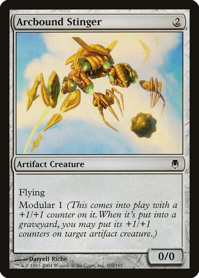 Arcbound Stinger [Darksteel] MTG Single Magic: The Gathering | Red Claw Gaming