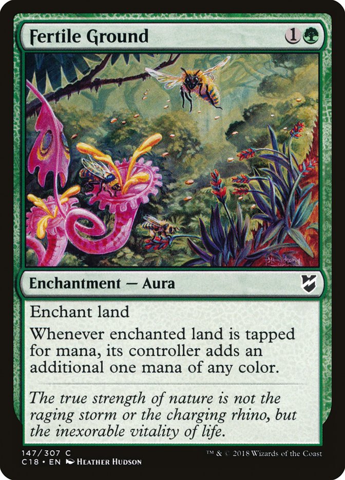 Fertile Ground [Commander 2018] MTG Single Magic: The Gathering | Red Claw Gaming