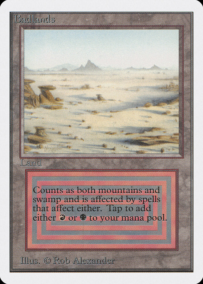 Badlands [Unlimited Edition] MTG Single Magic: The Gathering | Red Claw Gaming