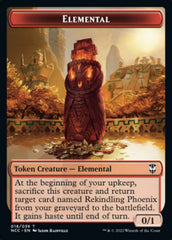 Elemental (018) // Copy Double-Sided Token [Streets of New Capenna Commander Tokens] MTG Single Magic: The Gathering | Red Claw Gaming