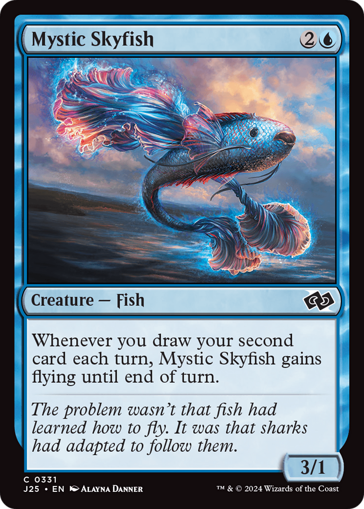 Mystic Skyfish [Foundations Jumpstart] MTG Single Magic: The Gathering | Red Claw Gaming