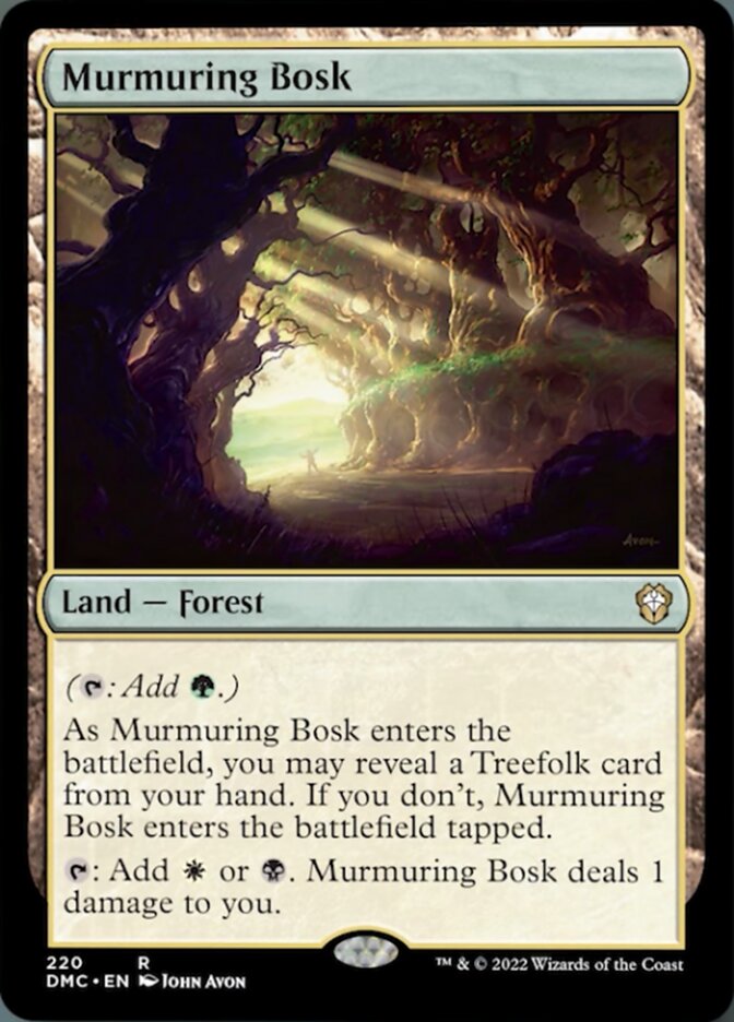 Murmuring Bosk [Dominaria United Commander] MTG Single Magic: The Gathering | Red Claw Gaming