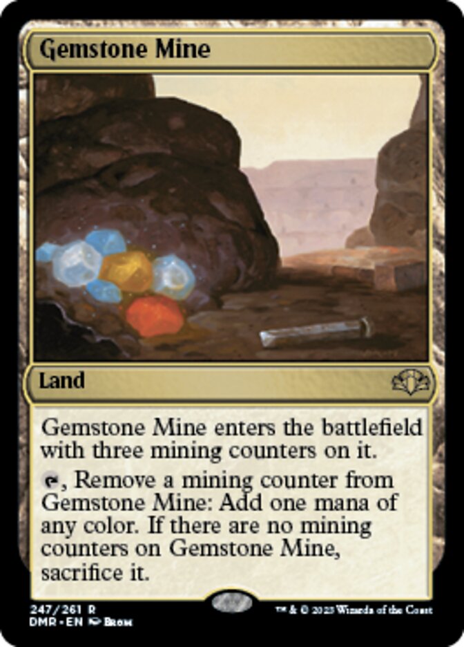 Gemstone Mine [Dominaria Remastered] MTG Single Magic: The Gathering | Red Claw Gaming