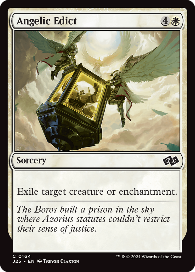 Angelic Edict [Foundations Jumpstart] MTG Single Magic: The Gathering | Red Claw Gaming