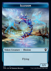 Illusion // Saproling Double-Sided Token [Commander Legends Tokens] MTG Single Magic: The Gathering | Red Claw Gaming