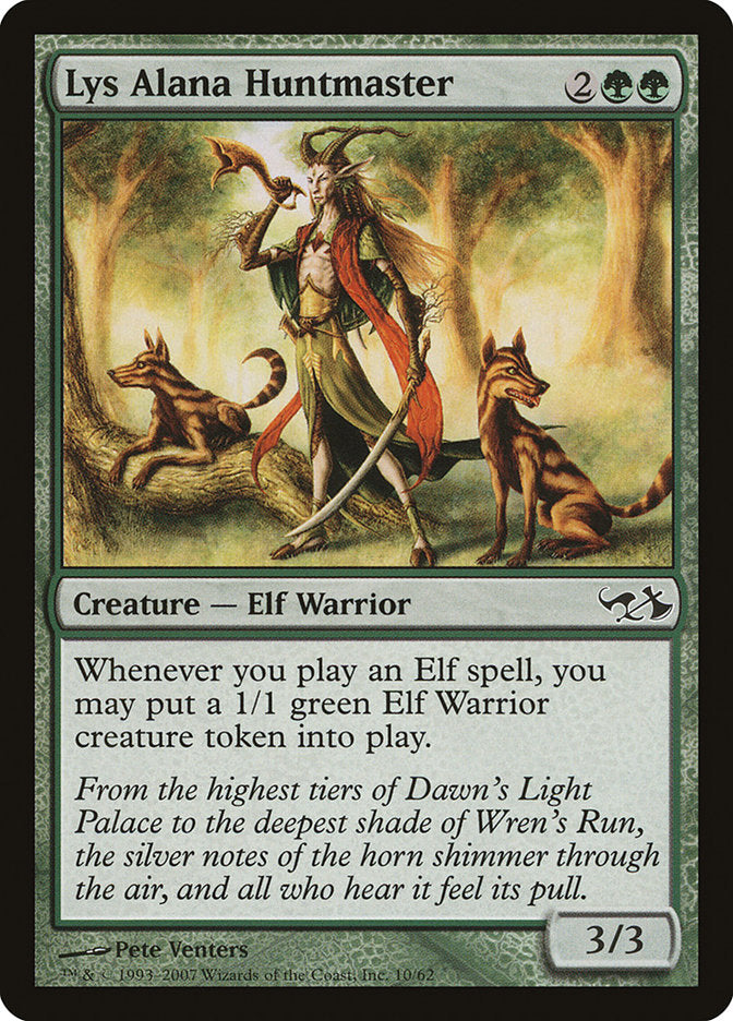 Lys Alana Huntmaster [Duel Decks: Elves vs. Goblins] MTG Single Magic: The Gathering | Red Claw Gaming