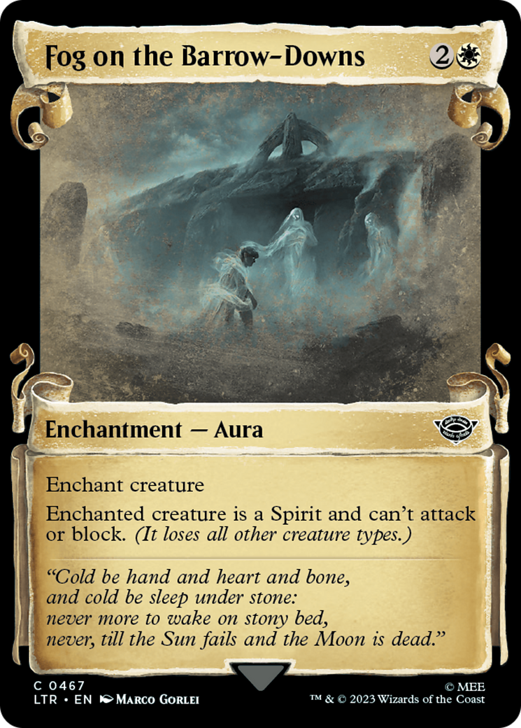 Fog on the Barrow-Downs [The Lord of the Rings: Tales of Middle-Earth Showcase Scrolls] MTG Single Magic: The Gathering | Red Claw Gaming