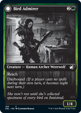 Bird Admirer // Wing Shredder [Innistrad: Double Feature] MTG Single Magic: The Gathering | Red Claw Gaming