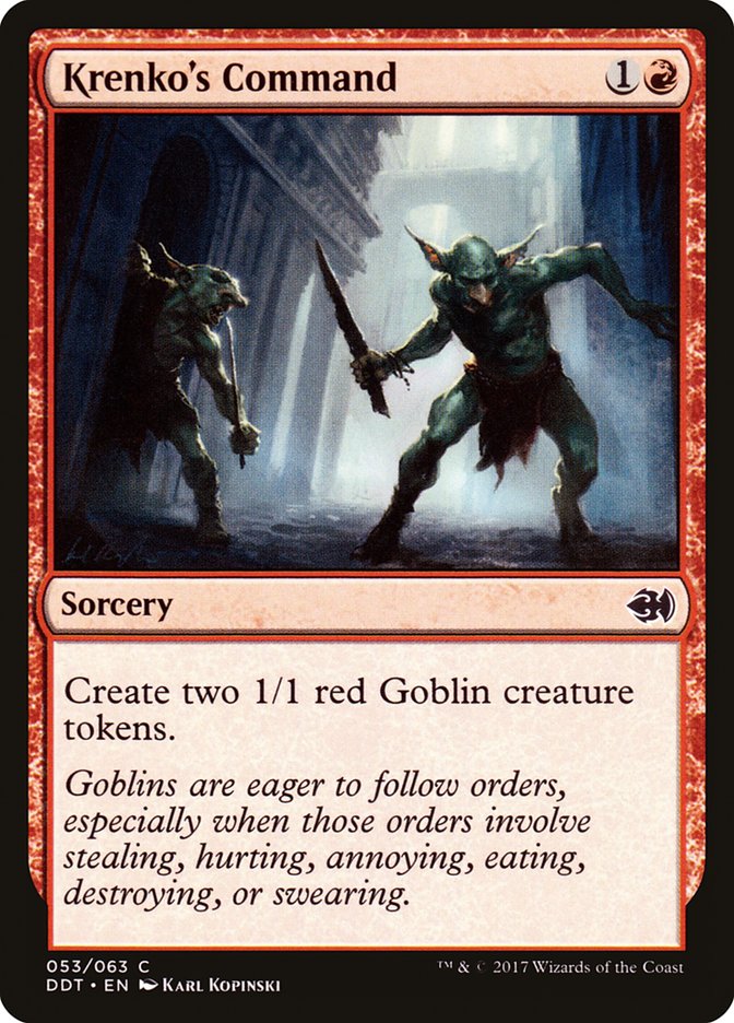 Krenko's Command [Duel Decks: Merfolk vs. Goblins] MTG Single Magic: The Gathering | Red Claw Gaming