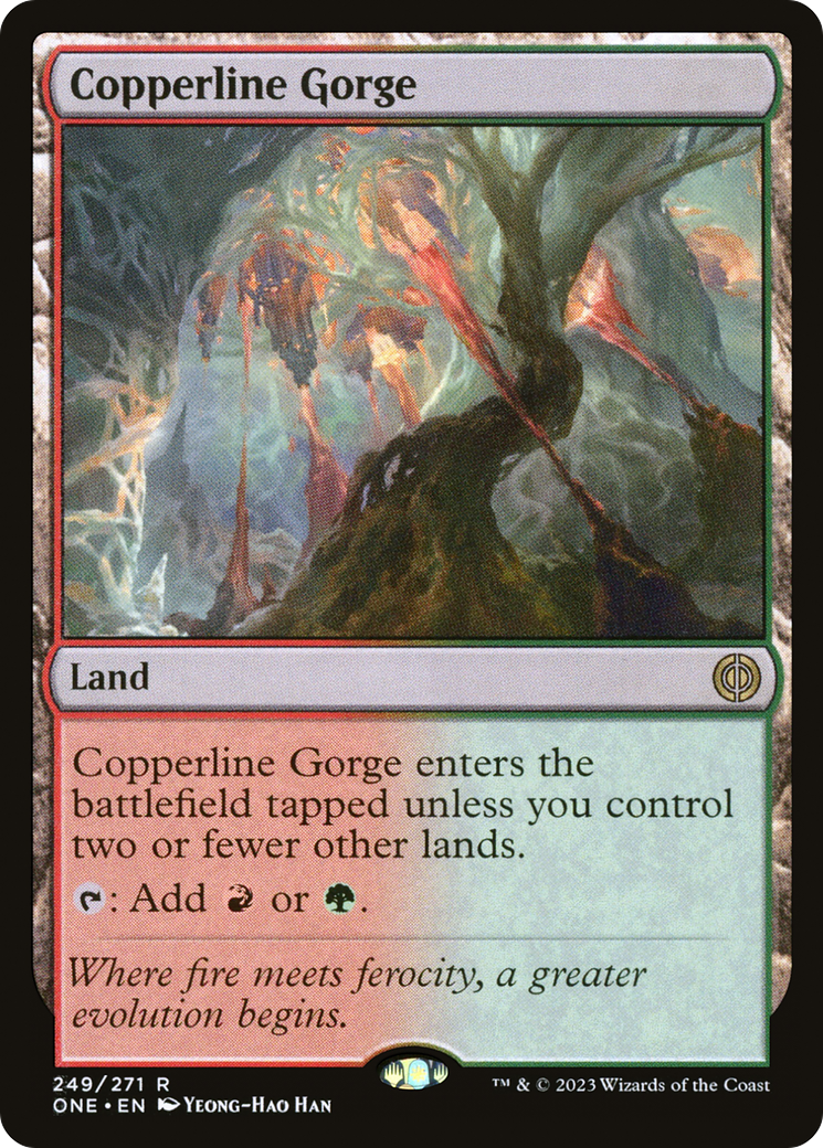 Copperline Gorge [Phyrexia: All Will Be One] MTG Single Magic: The Gathering | Red Claw Gaming