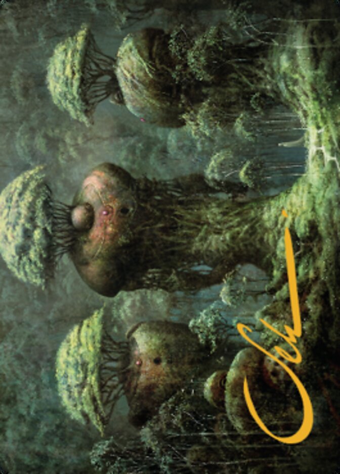 Forest Art Card (Gold-Stamped Signature) [Dominaria United Art Series] MTG Single Magic: The Gathering | Red Claw Gaming