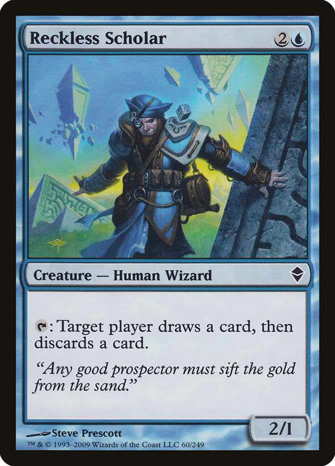 Reckless Scholar [Zendikar] MTG Single Magic: The Gathering | Red Claw Gaming